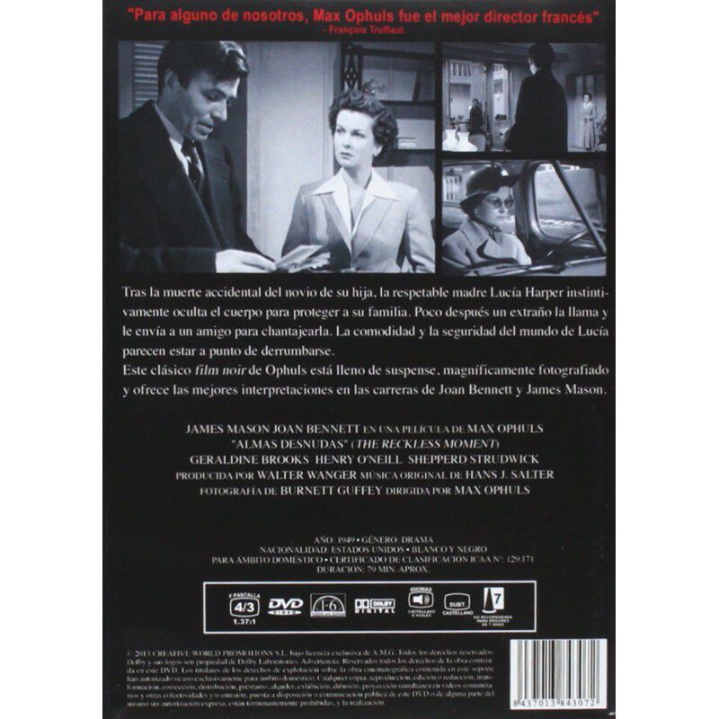 Almas Desnudas (dvd) image number null