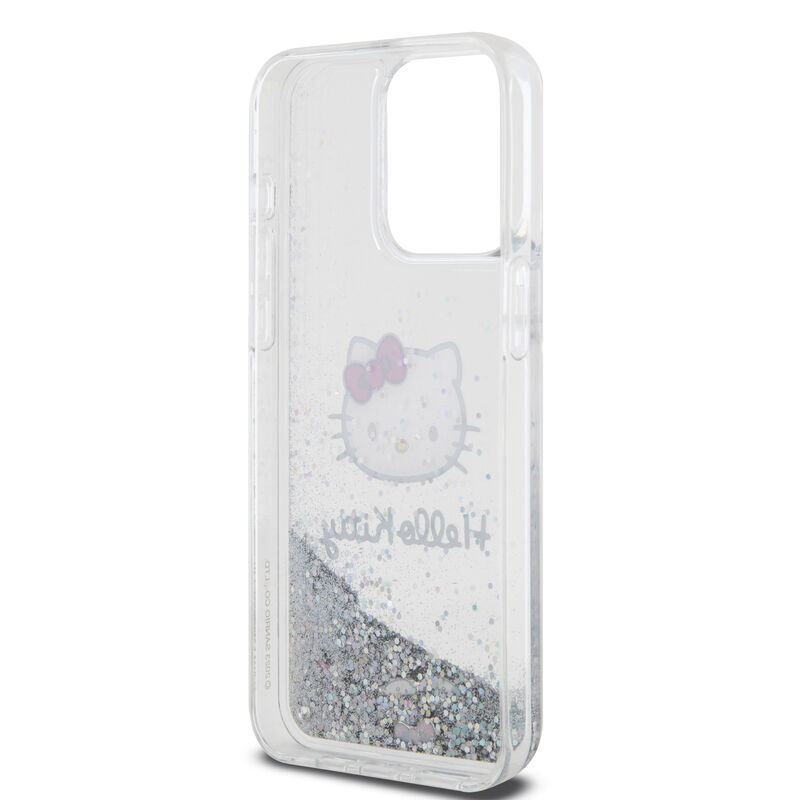 Funda Hello Kitty Glitter Plata Para iPhone 15 ... image number null