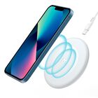 Base Cargador MYBAT inalambrico Qi 15W Blanco para iPhone e Android