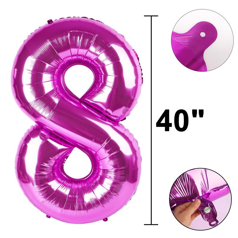 Globo De Mylar Kelfuoya 40 Pulgadas Color P&uacute;rpu... image number null