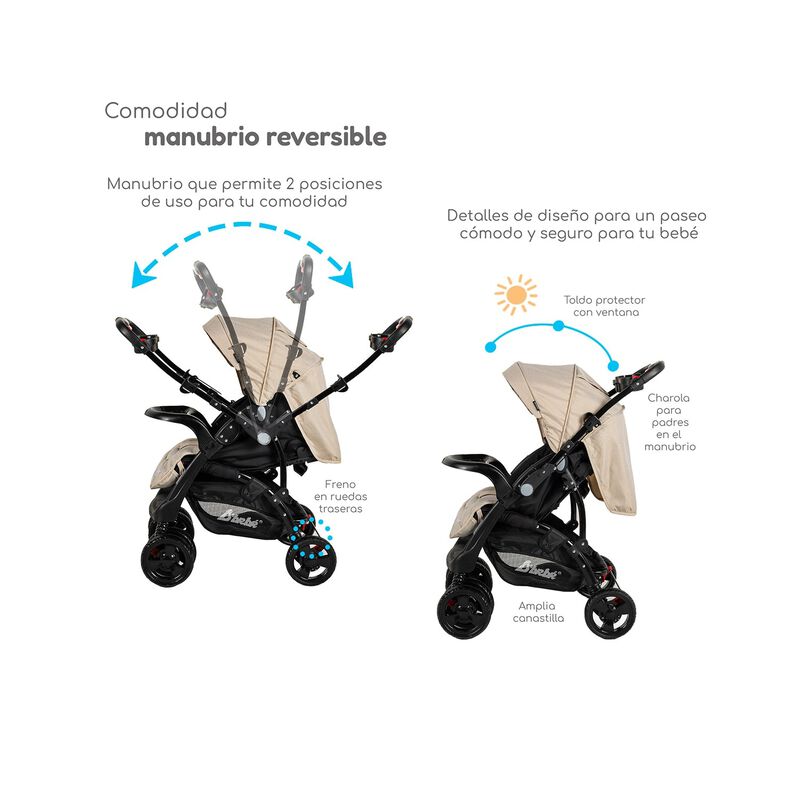 Travel System Elite D'bebe &mdash; Plegable Con Una M... image number null