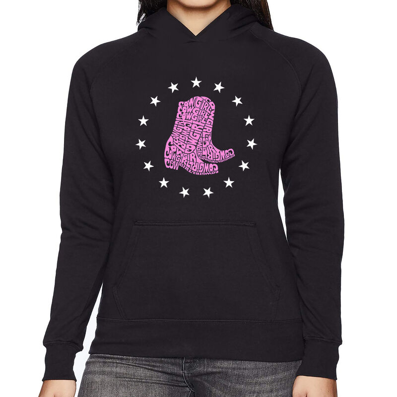 Sudadera Con Capucha Word Art Para Mujer - Bota... image number null