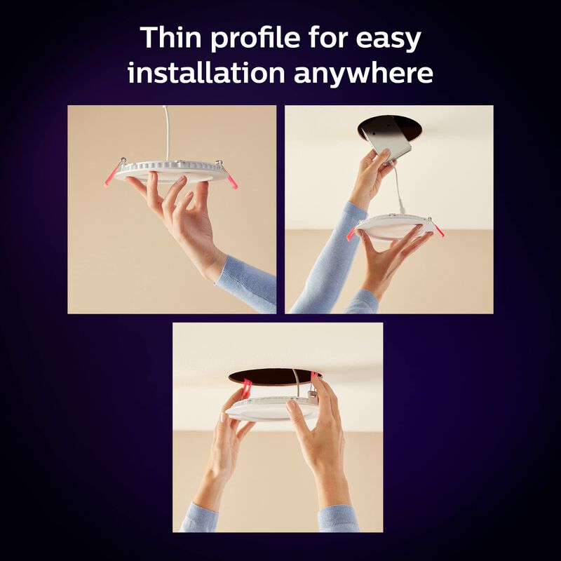 L&aacute;mpara Philips Hue Slim Led Downlight De 15 Cm... image number null
