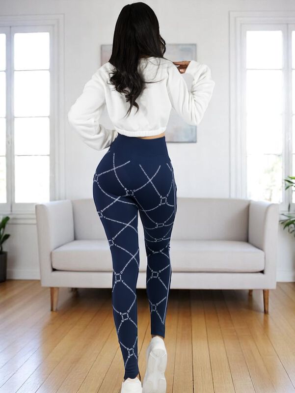 Leggins Mujer Legging Mallones LIC-010 Marino M... image number null