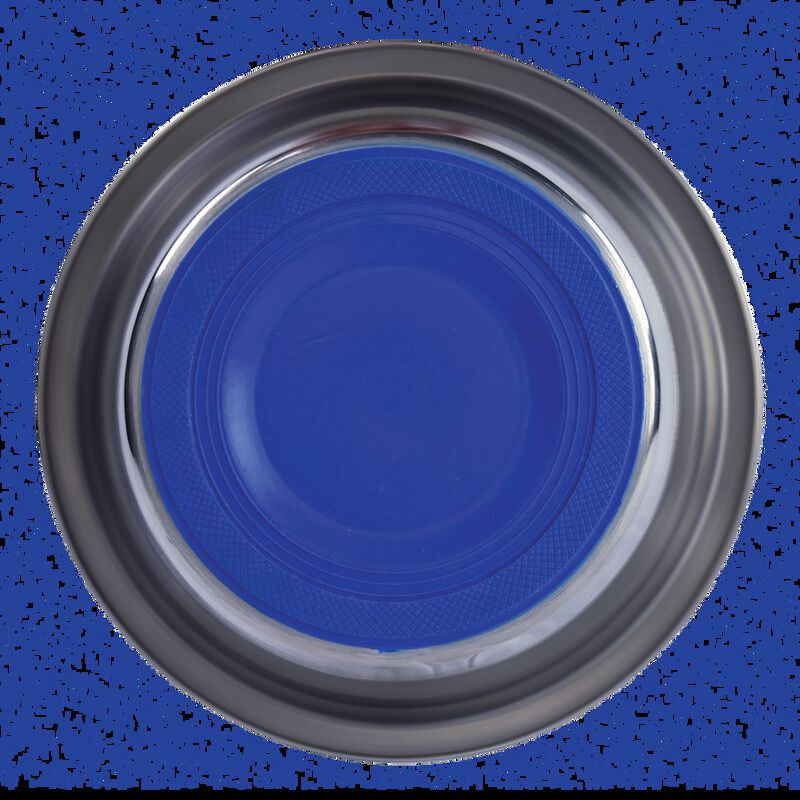 Fancy Pets Plato De Acero Hondo Con Base Antide... image number null