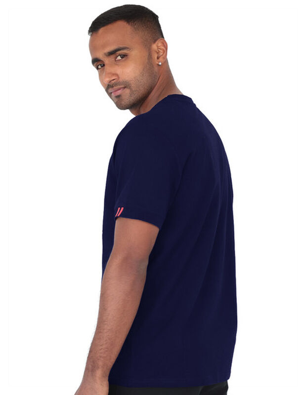 Playera Casual Caballero Premium Estampada Azul... image number null