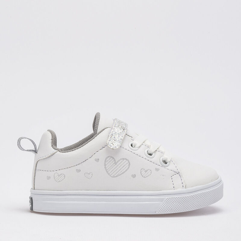 C>libre Tenis Para Preescolar Ni&ntilde;a Blanco Plata... image number null