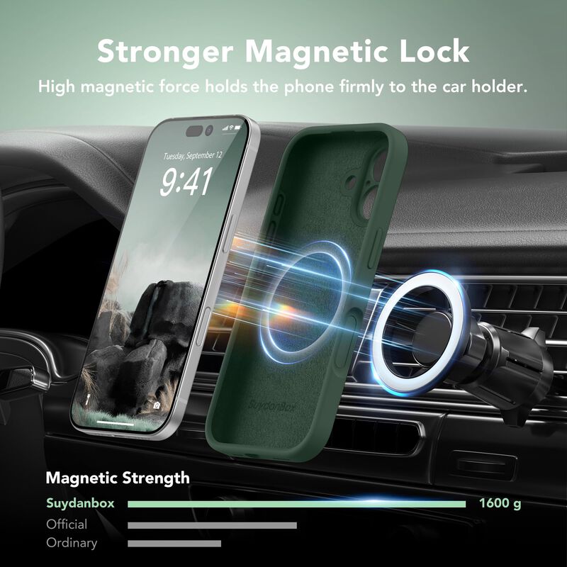 Funda Magn&eacute;tica Suydanbox para iPhone 16 de Sil... image number null