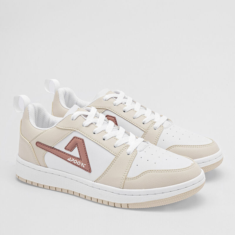 Apoort Tenis urbano para joven blanco beige image number null