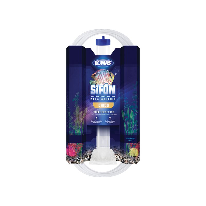 Lomas Sifón Para Acuario Y/o Pecera Tamaño Chic... image number null