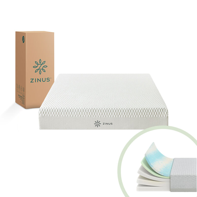 Zinus Deluxe | Colch&oacute;n De Memory Foam 25 Cm Kin... image number null