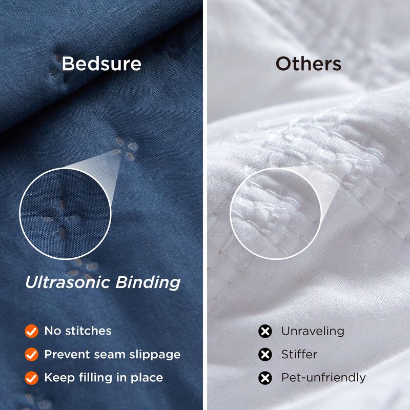 Juego De Edred&oacute;n Bedsure King Ultrasuave Para T... image number null