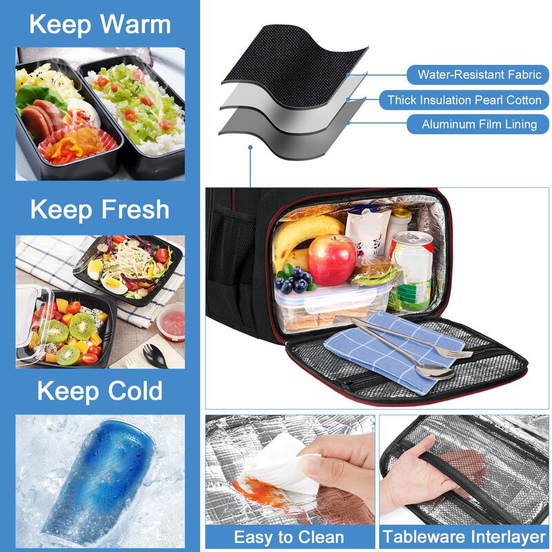 Mochila Matein 17" con Compartment Refrigerado ... image number null