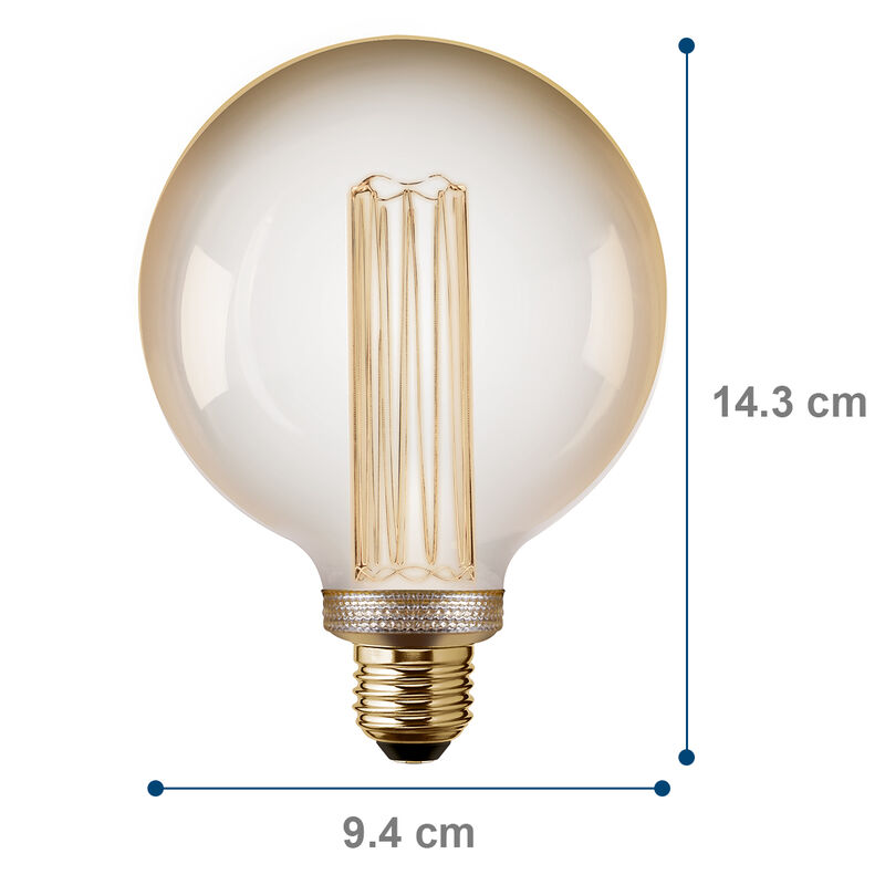 Pack de 6 focos LED Vintage Aksi 4W Globo Torna... image number null