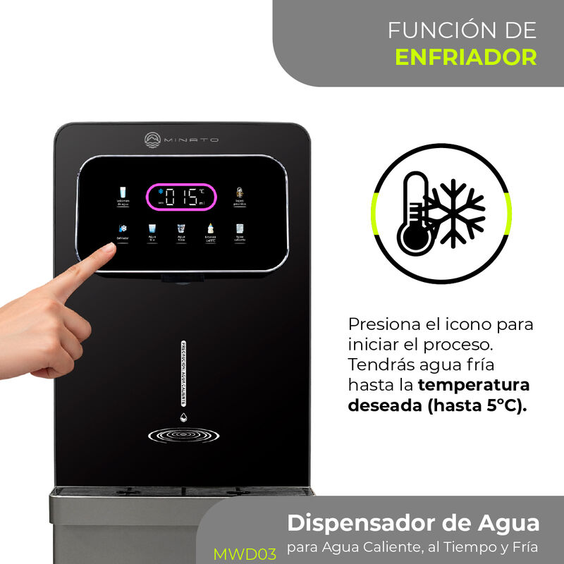Minato Dispensador De Agua Fr&iacute;a, Tiempo Y Calie... image number null