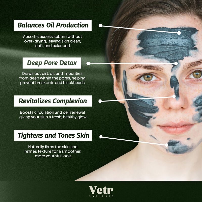 Mascarilla de Arcilla Vetr 454g Bentonita Org&aacute;n... image number null