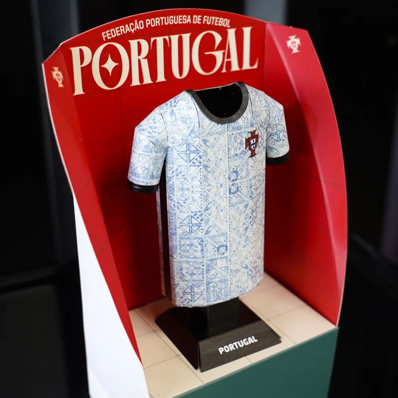 Camiseta Jersey Miniatura Portugal Visitante 20... image number null