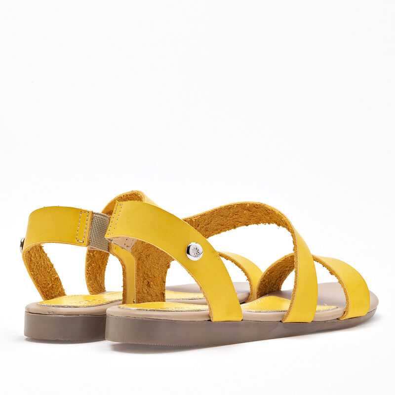 Moramora Sandalia para niña amarillo image number null