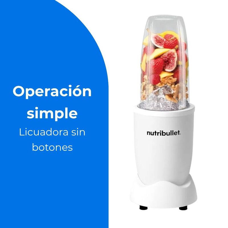 Licuadora Personal Nutribullet Pro 900 W Blanco... image number null