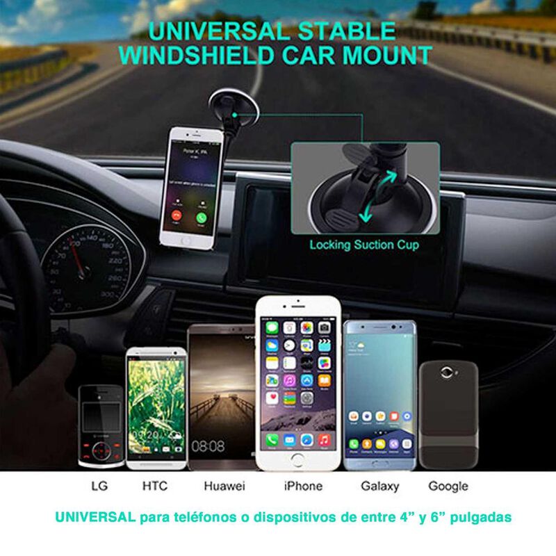 Soporte MYBAT magnetico para Auto ajustable uni... image number null