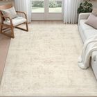 Alfombra Luxturiy 183 cm &times; 183 cm Lavable Beige