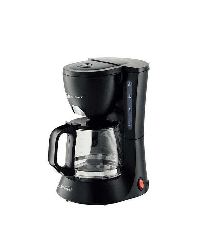 Cafetera 4 Tazas KOBLENZ CKM-204 N 600 W image number null