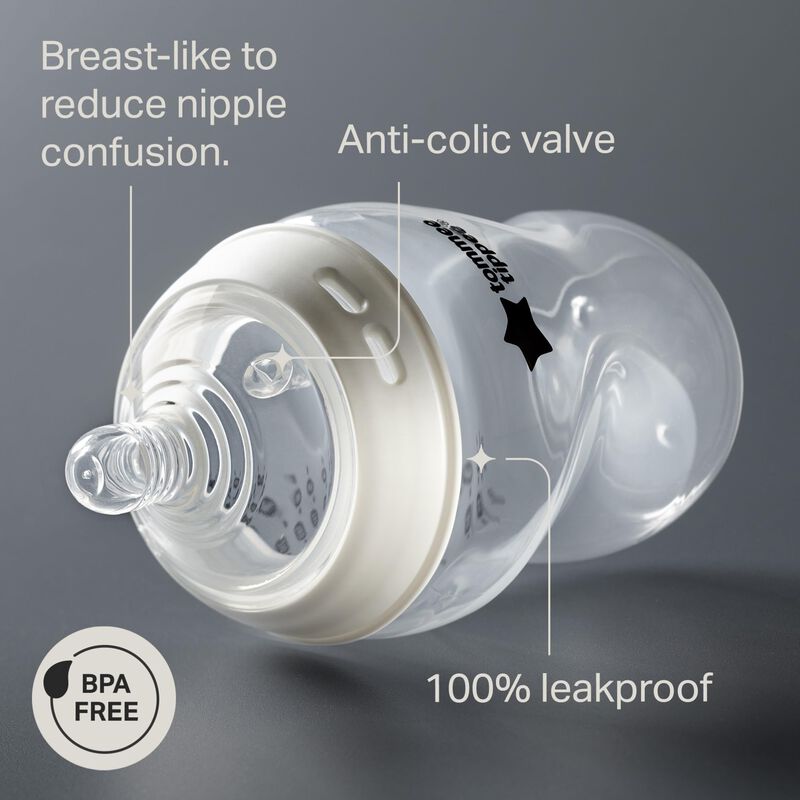Biber&oacute;n Tommee Tippee Natural Start 330 Ml A Pa... image number null