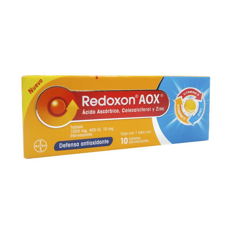 Redoxon Aox 1000/400/10 Mg 10 Tableta(s) image number null