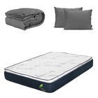 Colch&oacute;n Matrimonial Eon + Almohada 2Pack + Edred&oacute;n Homy