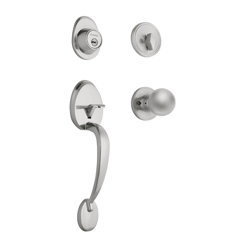 Jaladera Perilla y Cerrojo Llave-Mariposa Cromo... image number null