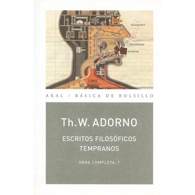 O.C. ADORNO 01 ESCRITOS FILOS&Oacute;FICOS TEMPRANOS image number null