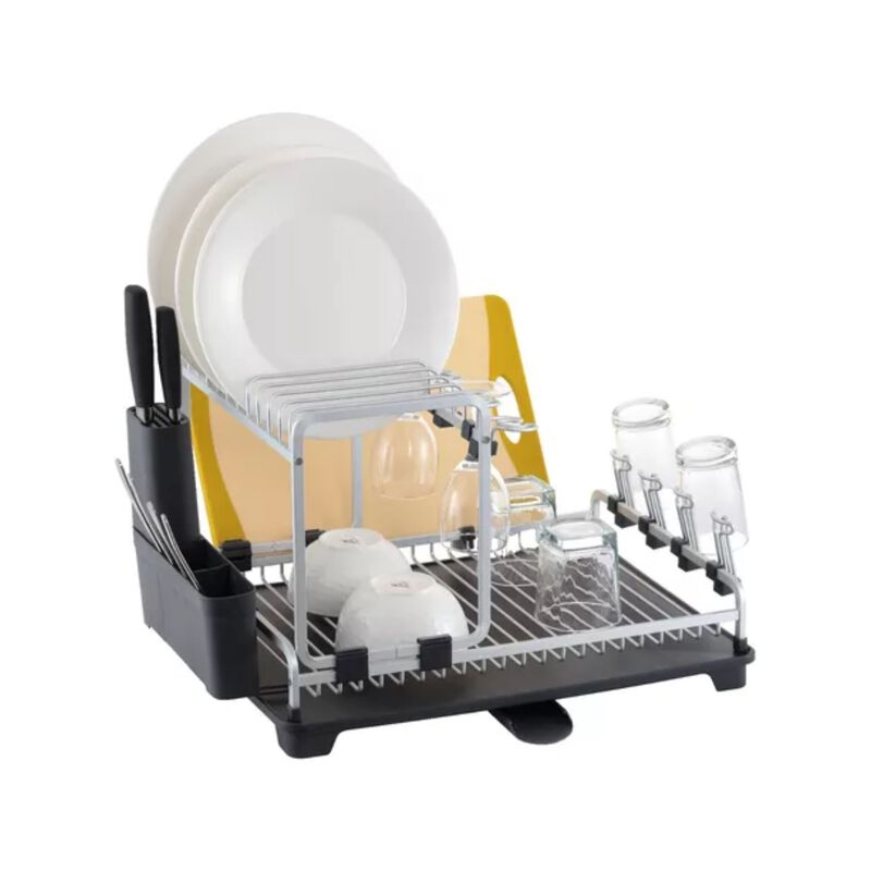 Escurridor De Platos Aluminio Milan Vertical Na... image number null