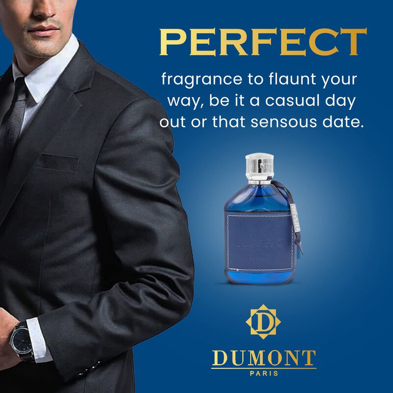Perfume Dumont Nitro Blue Eau De Parfum 100 Ml ... image number null