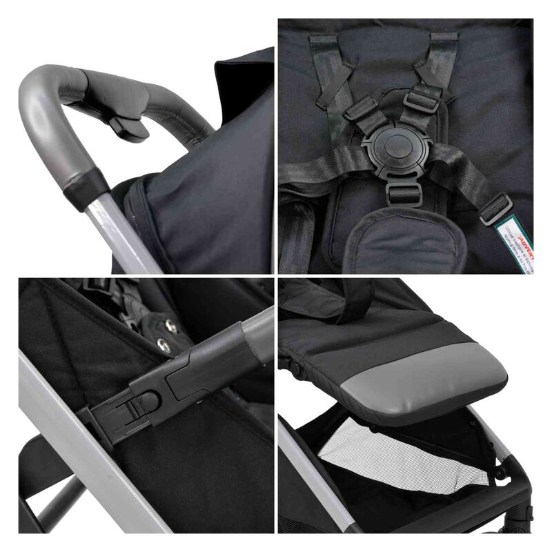 Carriola Para Bebe Plegable Tipo Baston Bidirec... image number null