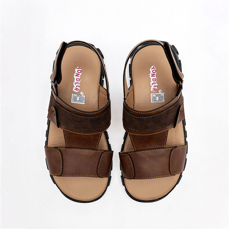 Yondeer Sandalia para joven camel caf&eacute; image number null