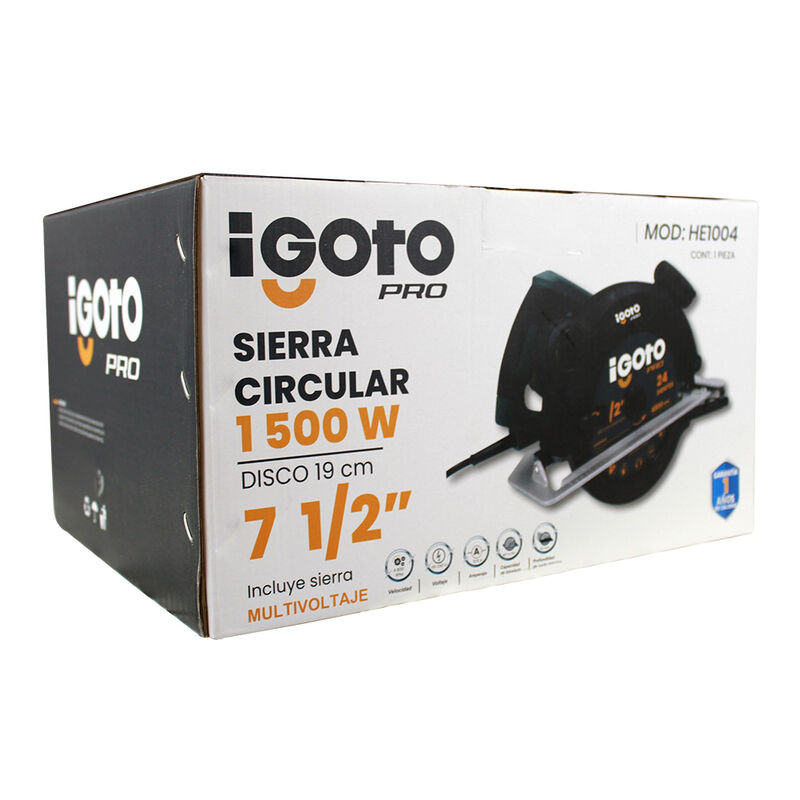 Sierra Circular IGOTO PRO 1500W HE1004 image number null