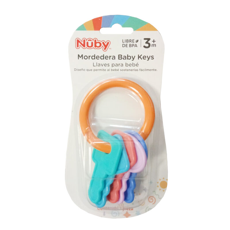 Mordedera Llaves Multicolor Nuby Pastel image number null