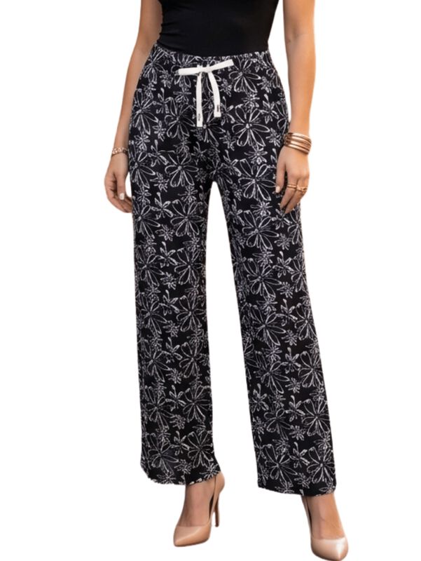 Pantalon De Mujer De Corte Ancho Malabis Panta-... image number null