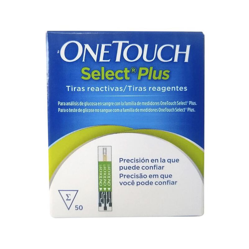 Tiras Reactiv One Touch Select Plus 50 Tiras image number null