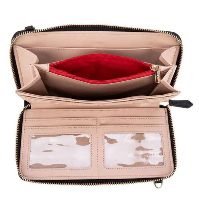 Cartera Cloe Grande Con Asa Larga Color Negro R... image number null