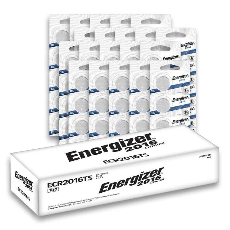 Pila Boton Energizer 2016 Tira 100 Unidades 3v image number null