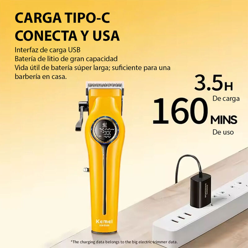 Kit Inal&aacute;mbrico Kemei KM-8566 Clipper Trimmer Y... image number null