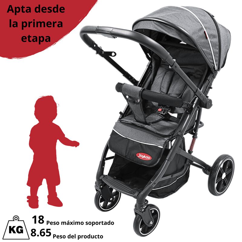 Carriola para Beb&eacute; Manubrio Reversible Plegable... image number null