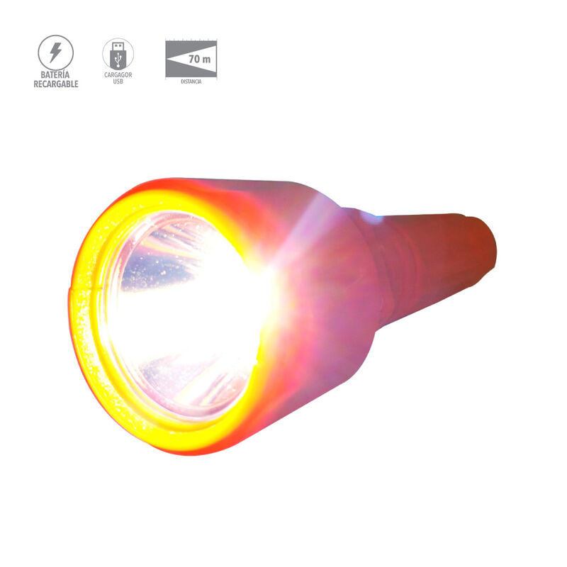 Linterna Led 1w Bater&iacute;a Recargable 6h 50lm 120 ... image number null