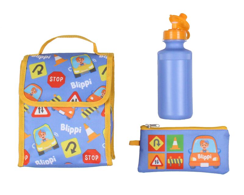 Mochila Blippi 41 cm Set 5 piezas: Lonchera Y E... image number null
