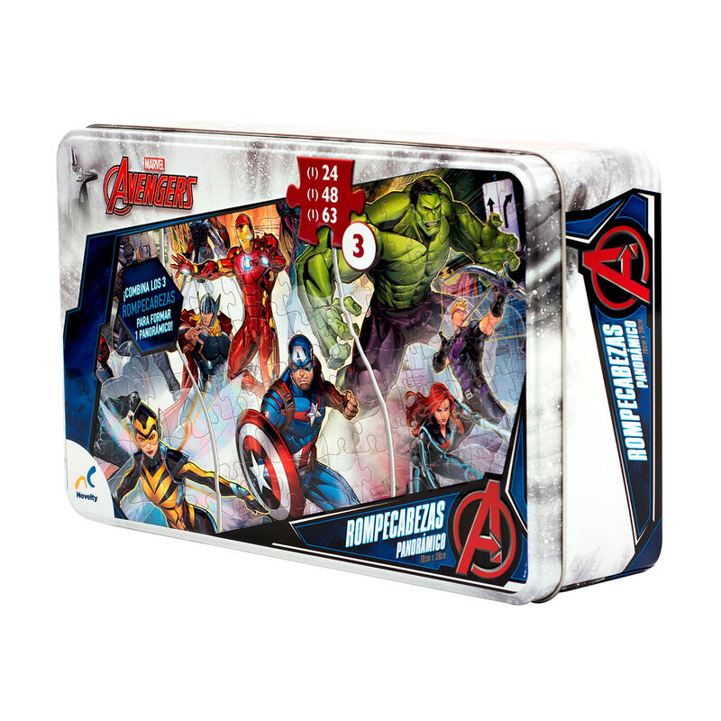 Rompecabezas de los Avengers Panor&aacute;mico 3 en 1 image number null