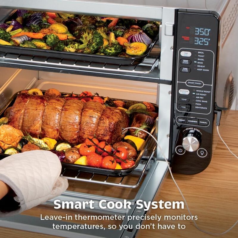 Horno Doble Ninja 12 Funciones 1800 W Air Fryer... image number null