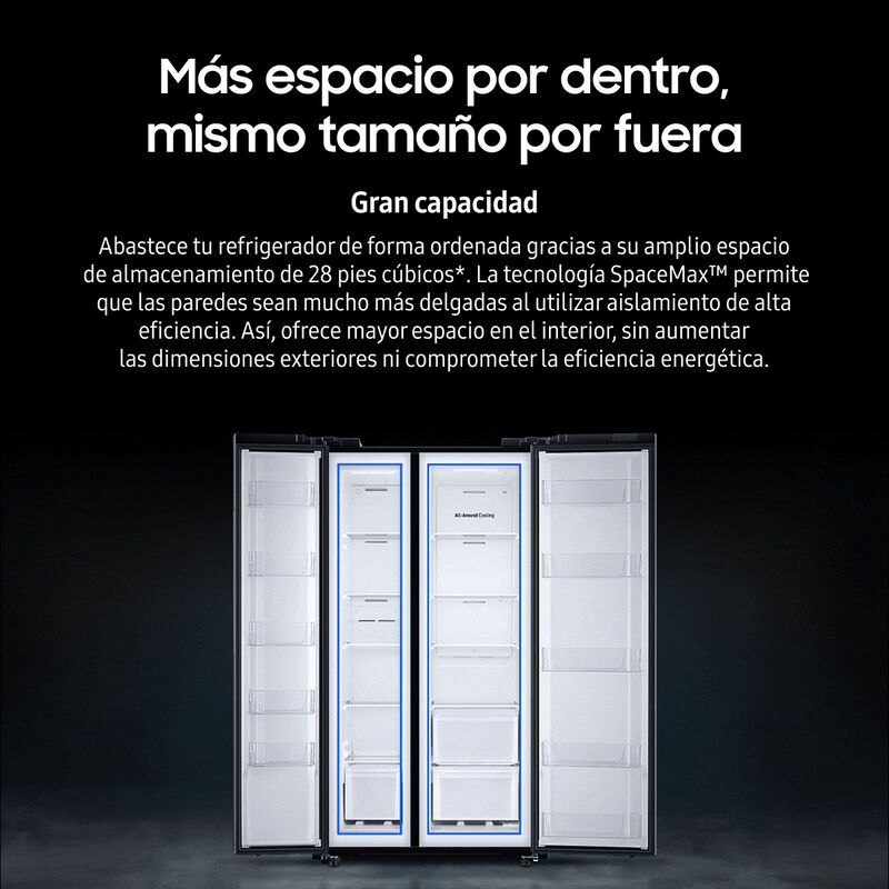 Refrigerador Samsung Sbs 28ft Space Max Ai Ener... image number null