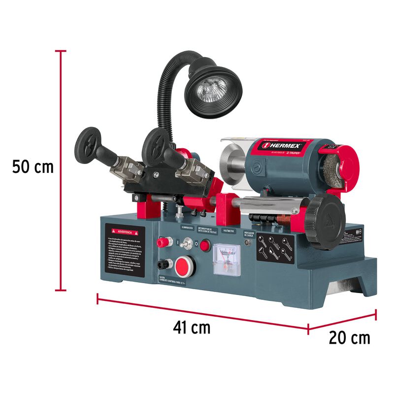 Duplicadora de Llaves 6 Tipos Hermex image number null