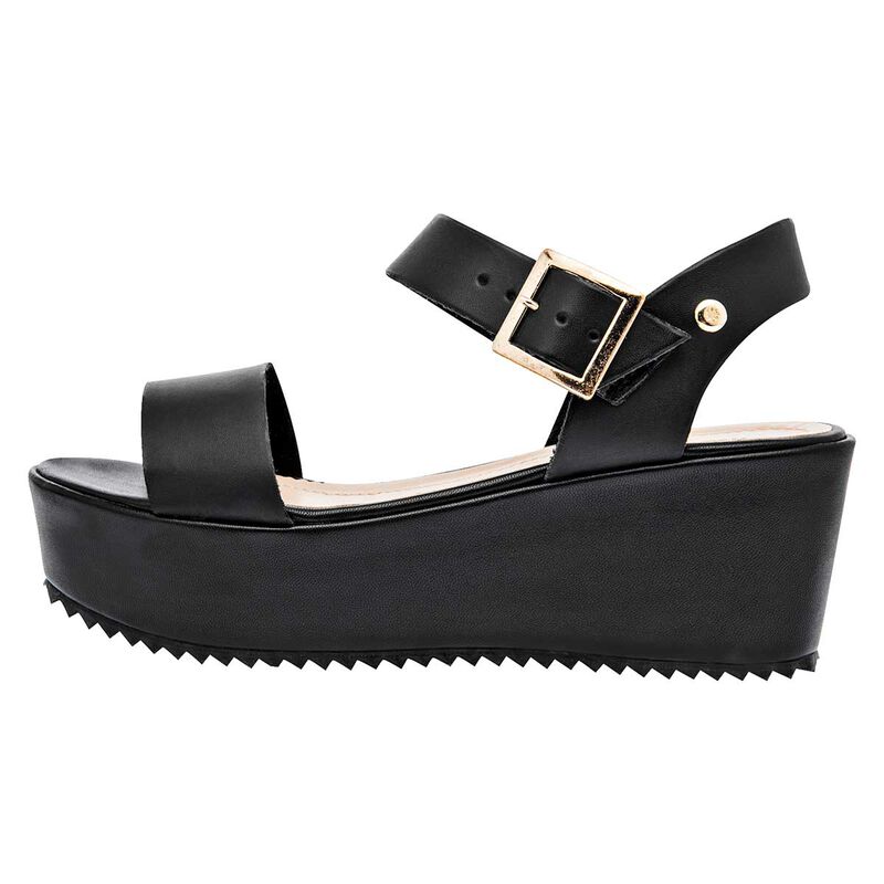 Moramora Sandalia para mujer negro image number null